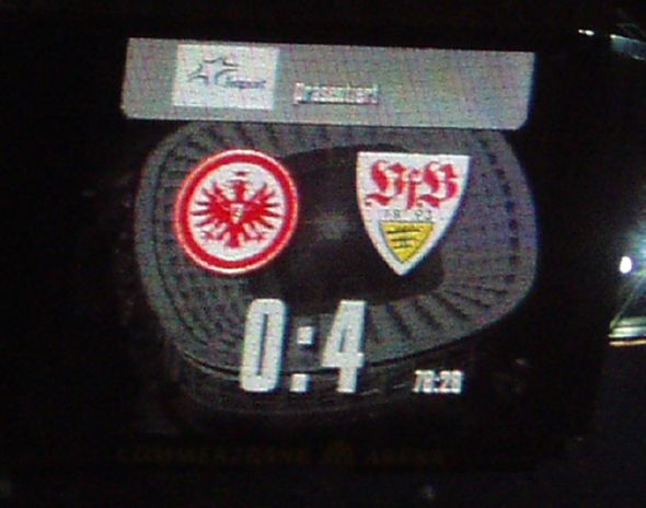 Stuttgart gewinnt in Frankfurt mit 4:0...